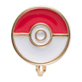 Pokémon Monster Ball earrings with red and white details from Japan