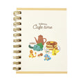 A6W ring notebook with CAFE TIME_One point design from Japan