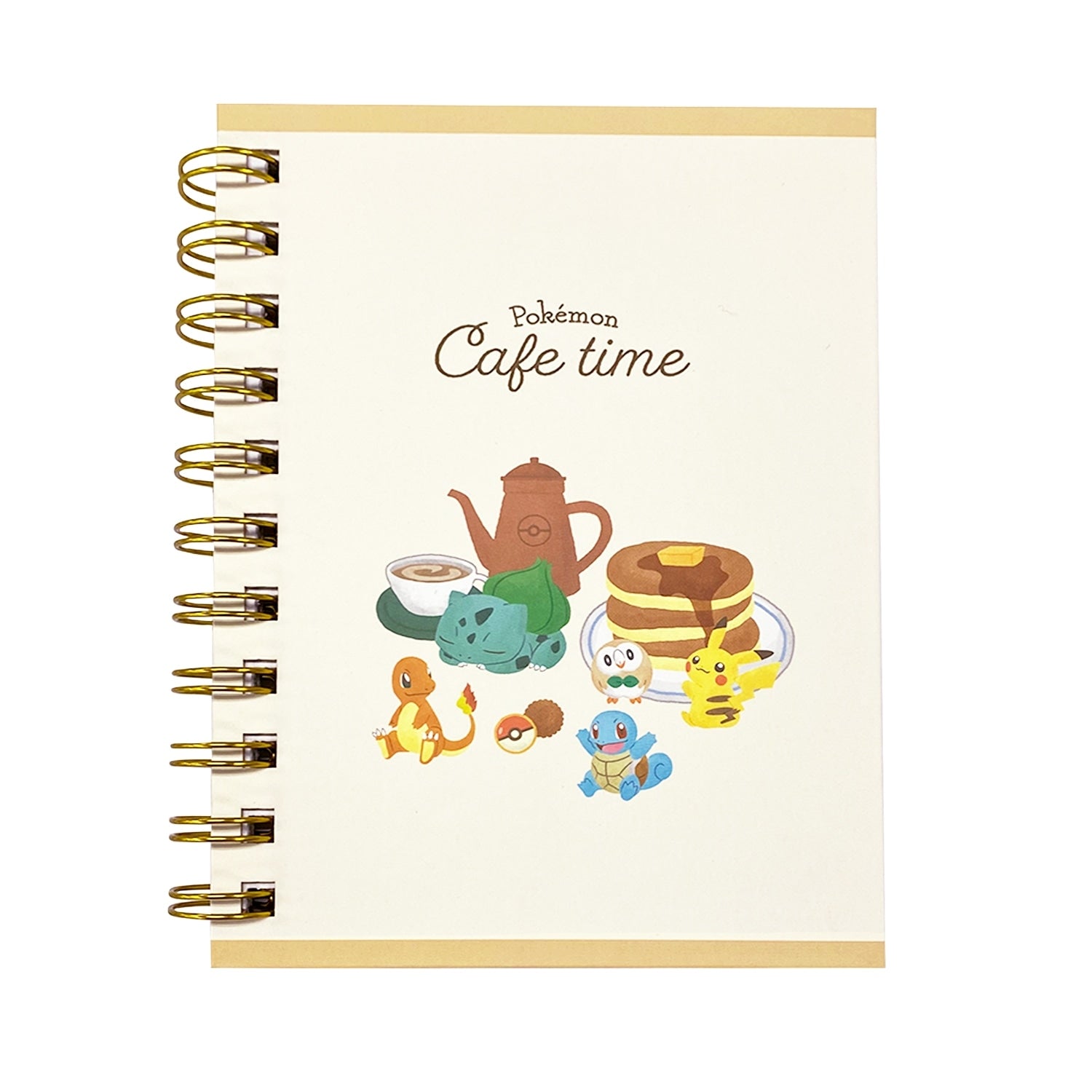 A6W ring notebook with CAFE TIME_One point design from Japan