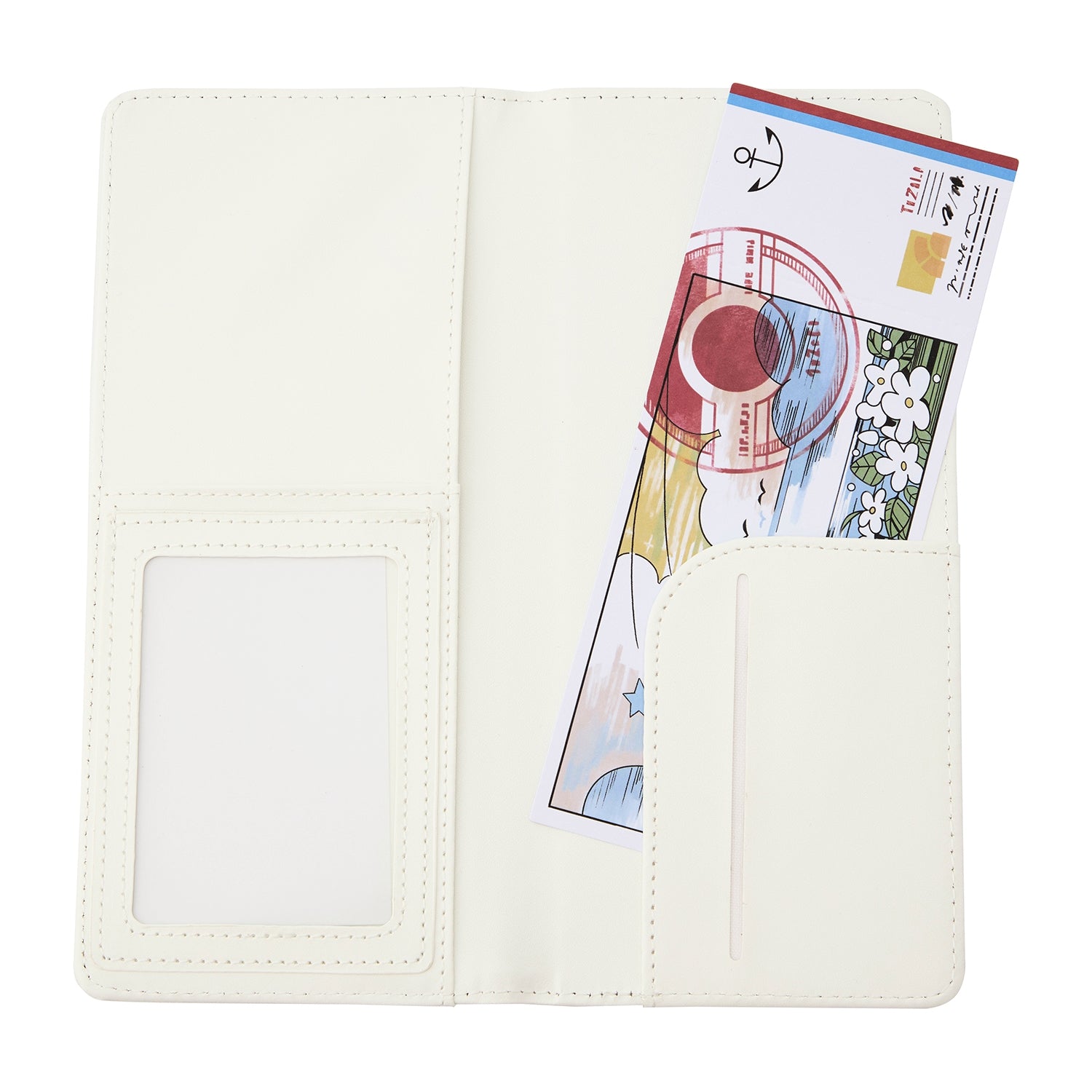 Rear view of Pokemon Ticket Case PSYCHO CYBER, highlighting authentic Japanese packaging