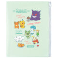 6-pocket clear file with zipper/cafe logo alignment
