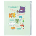 6-pocket clear file with zipper/cafe logo alignment