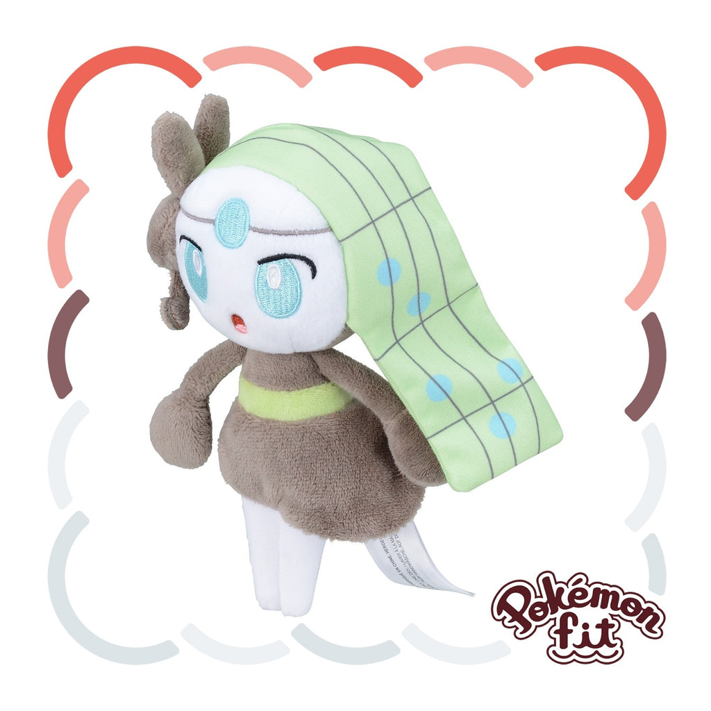 Meloetta plush from Japan, cute voice form with musical notes