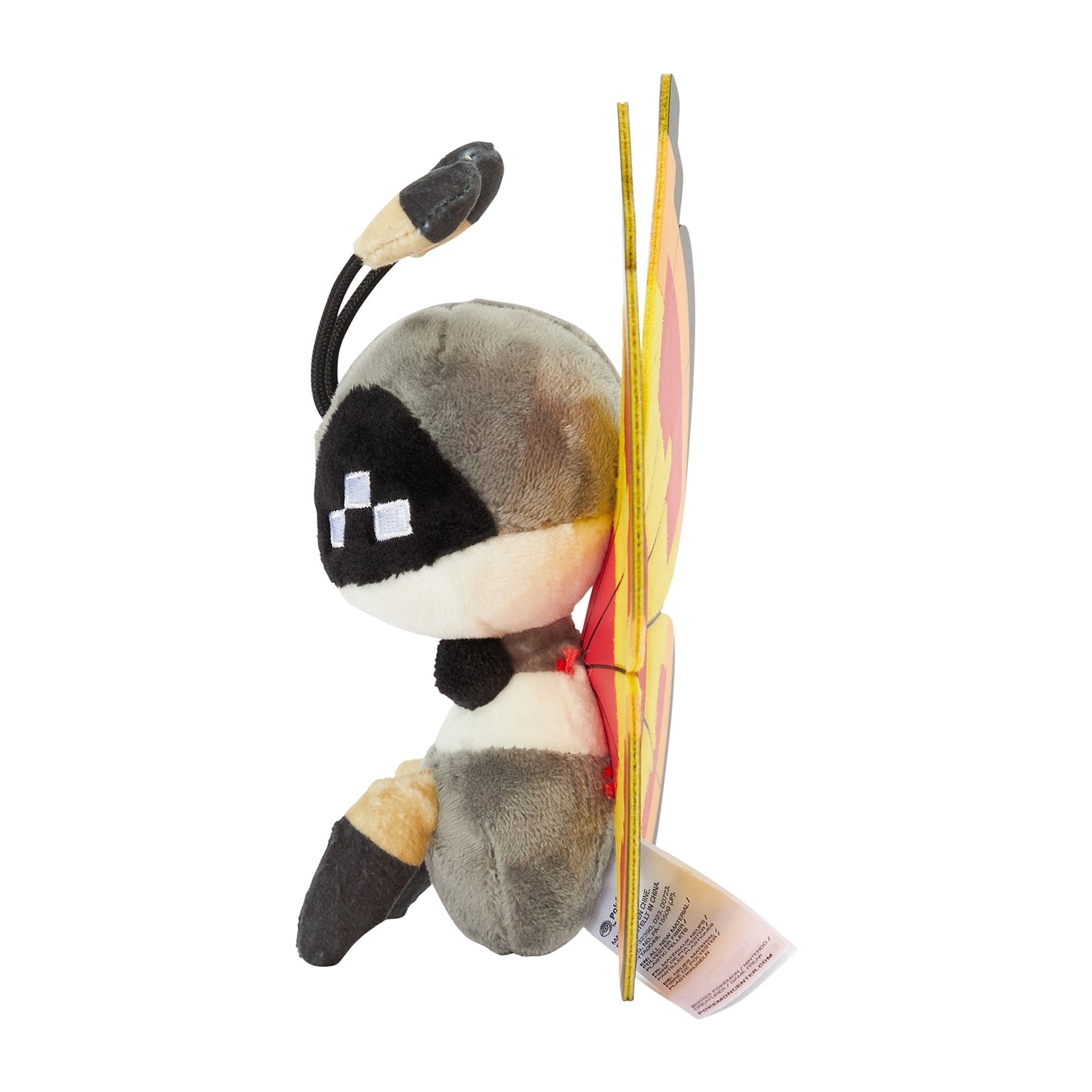 Vivillon plushie from Japan, 16.5×15.5×5cm size detail
