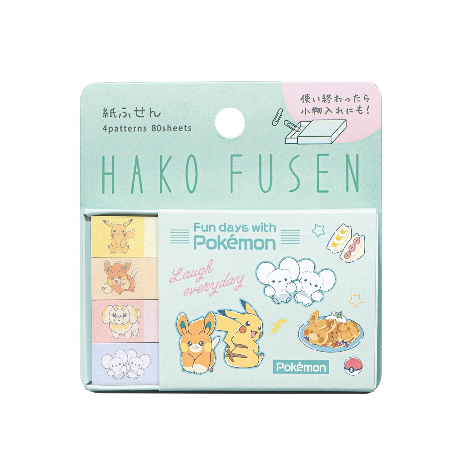 Pokemon Hakofusen Cafe Notebook from Japan, featuring logo alignment and collector-grade quality
