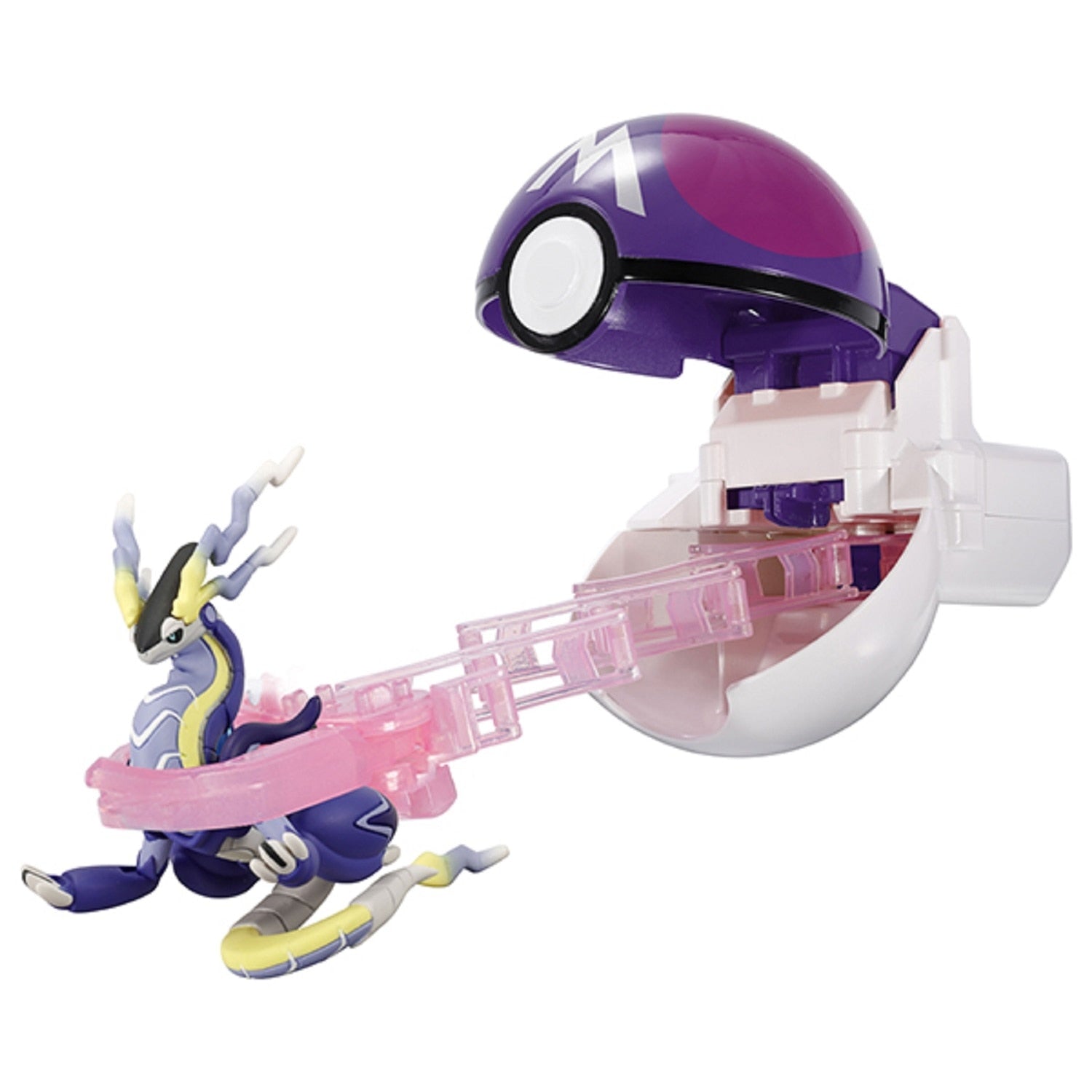 Authentic Moncolle Poketorze Miraidon Master Ball collectible from Japan, intricate features