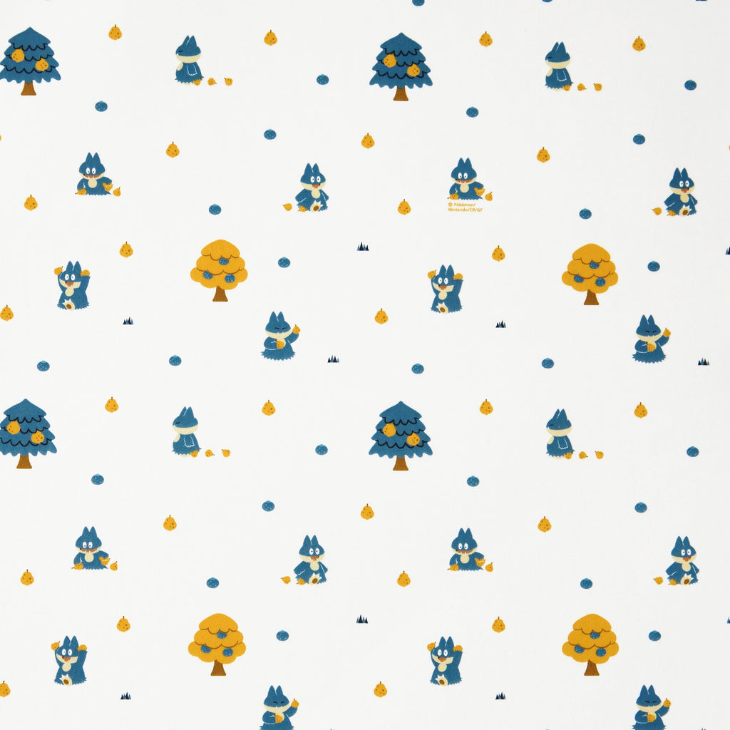 Close-up of Munchlax tape, showcasing vibrant colors and Japanese design