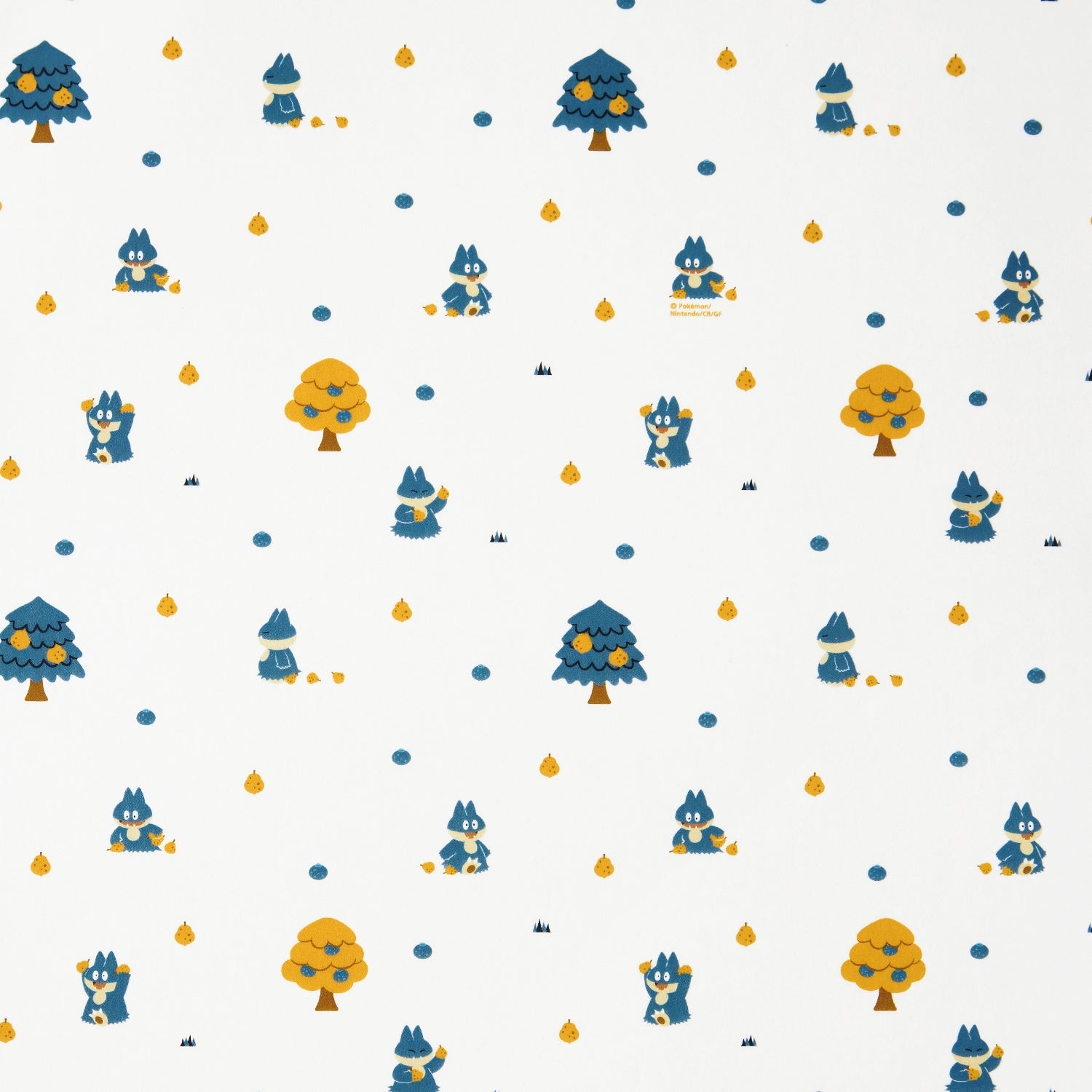 Close-up of Munchlax tape, showcasing vibrant colors and Japanese design