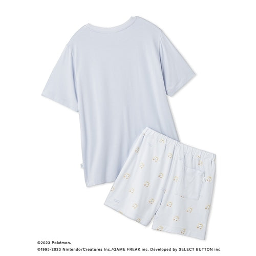 [gelato pique] Cool touch print T-shirt & shorts set blue