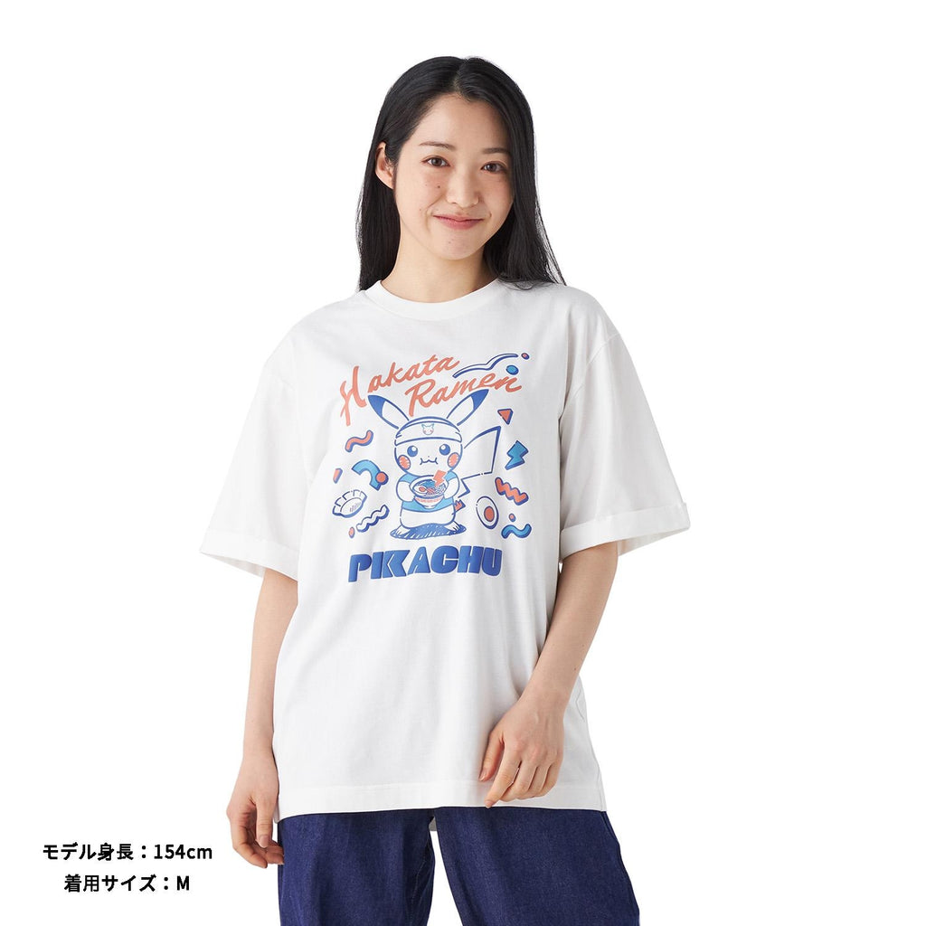 T-shirt Ramen Pikachu Pokemon Center Fukuoka R M/L/XL