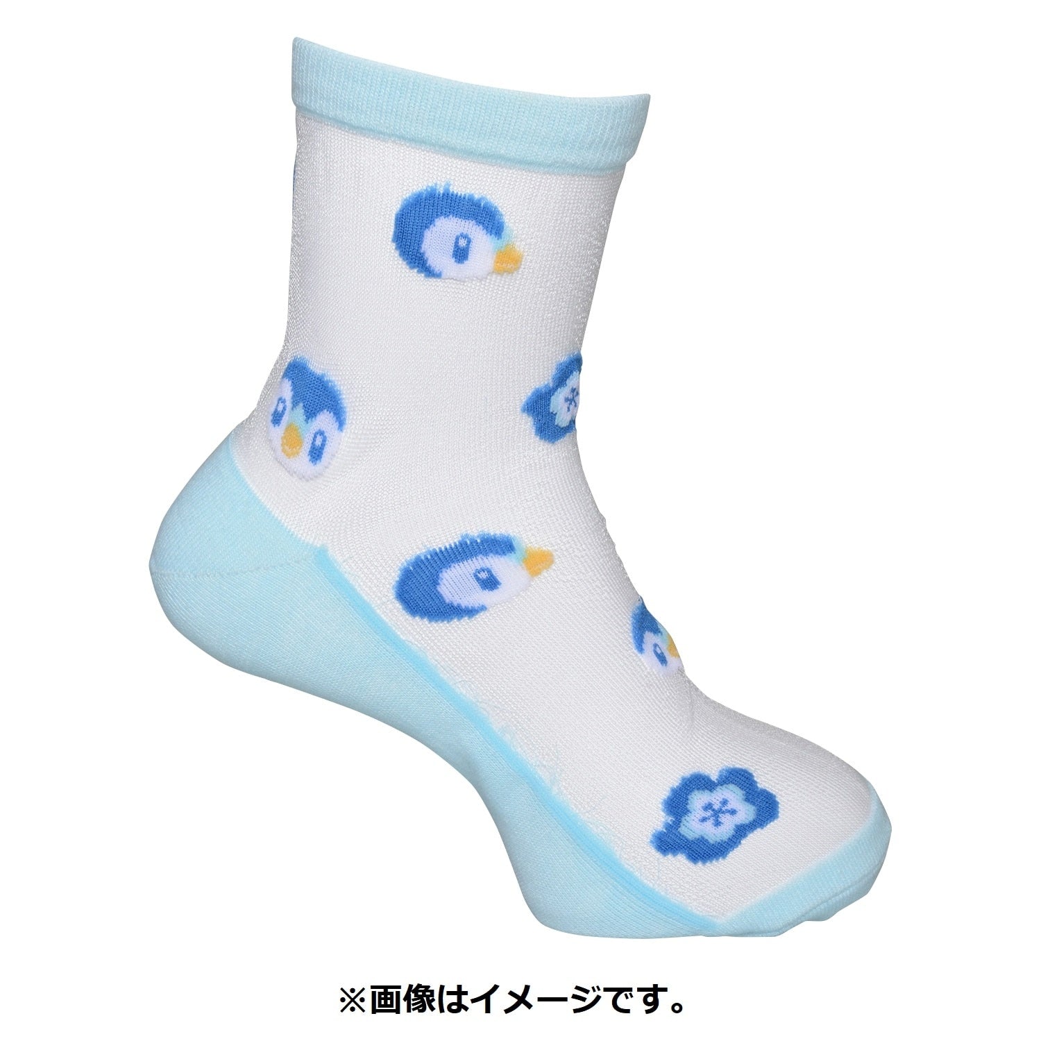 [Choice] Middle socks see-through Piplup (23-24cm)