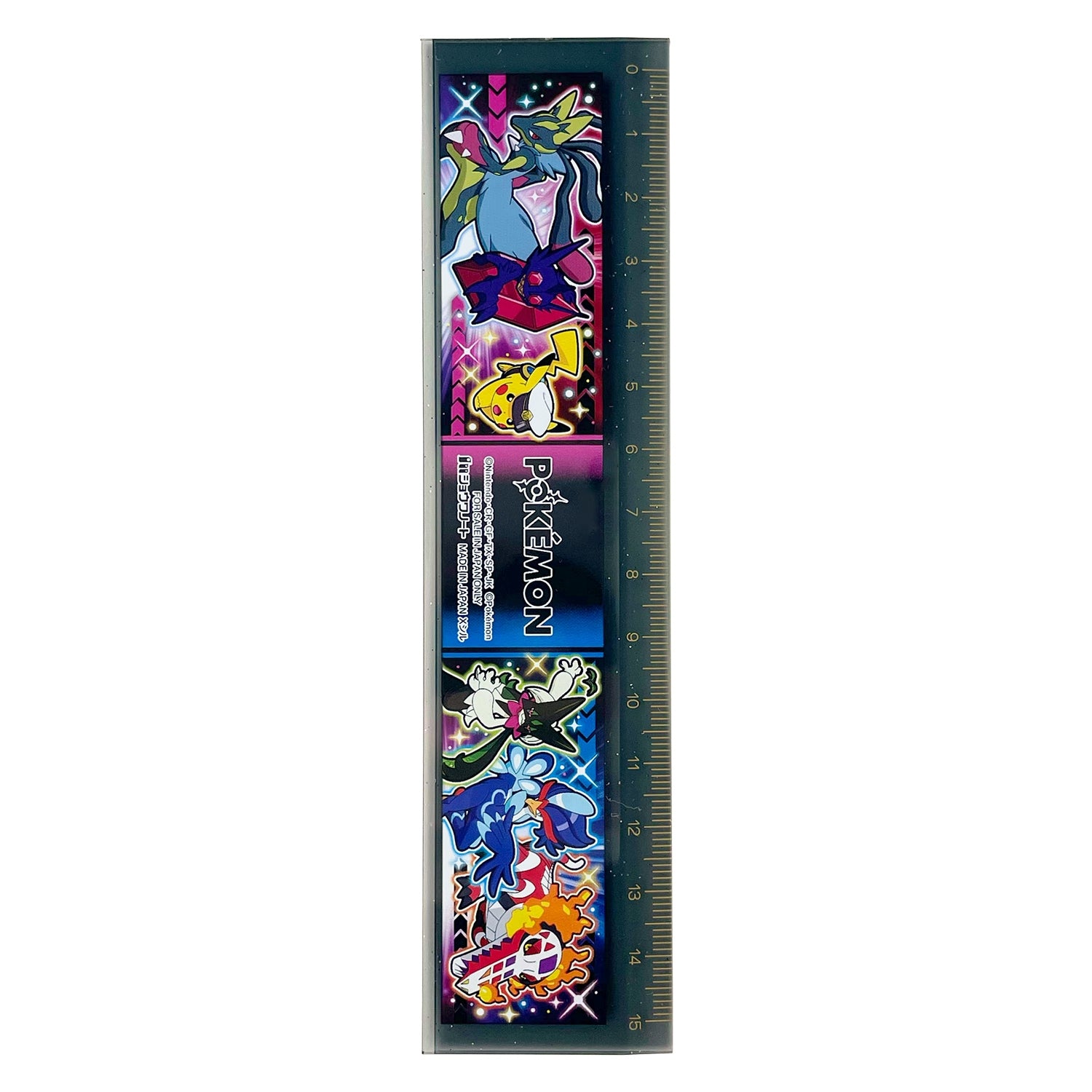Pokemon Ruler from Japan, featuring official character, 4x16x0.25cm