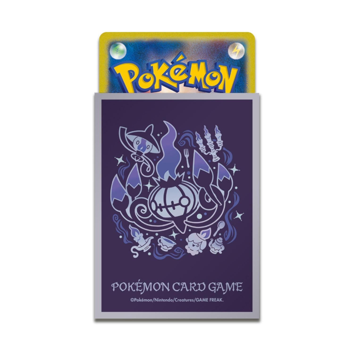 Pokémon TCG Premium Gloss Deck Sleeves Chandelure Path of Evolution [Gray]