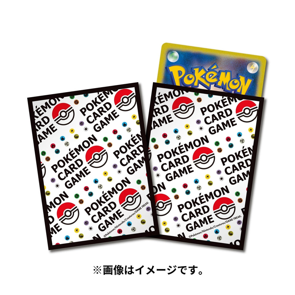 Pokémon TCG Official Deck Shield Sleeves – Ball & Energy Design