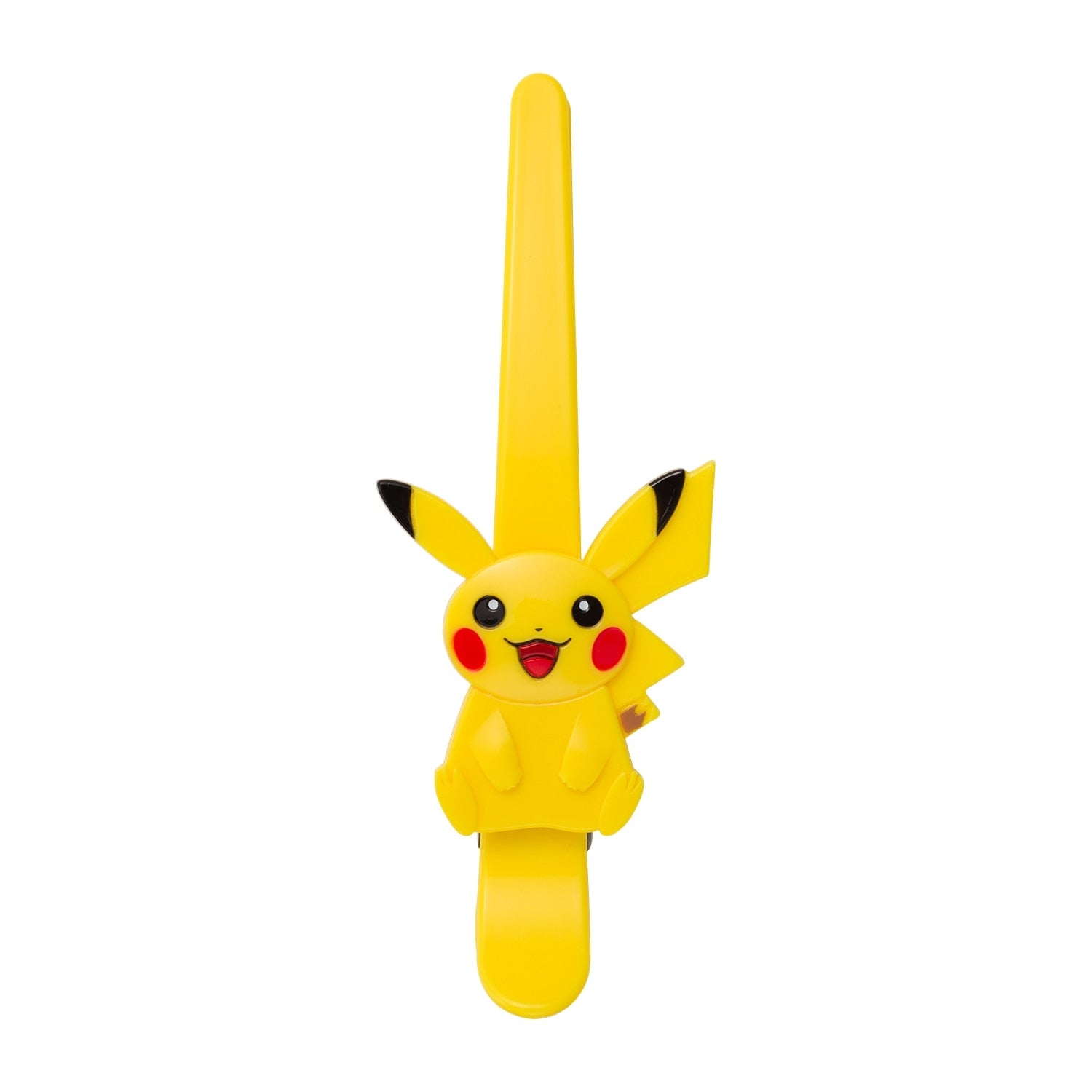 Pikachu hair clip accessory from Japan with yellow and brown details