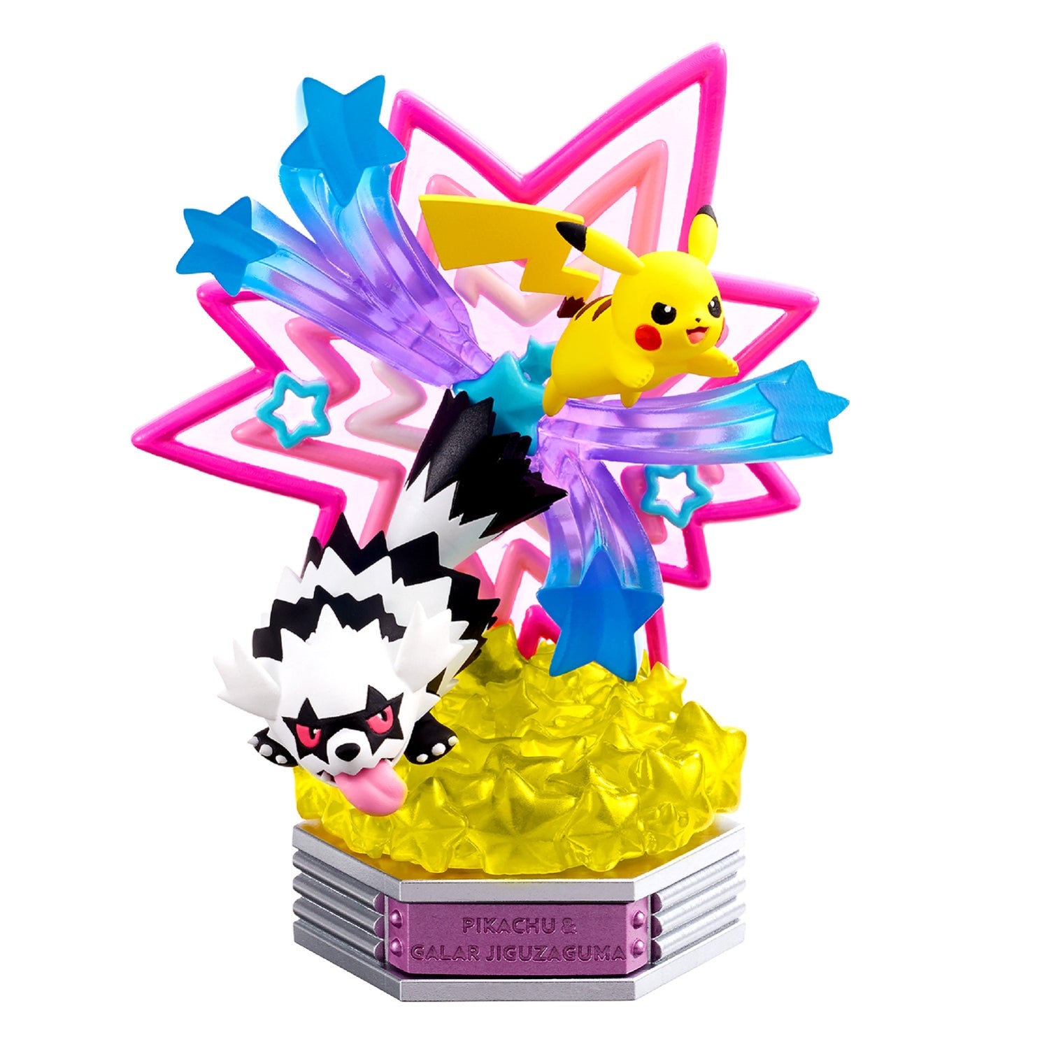 Authentic POKÉMON NEON PARTY★ collectible figure with vibrant colors, made in Japan