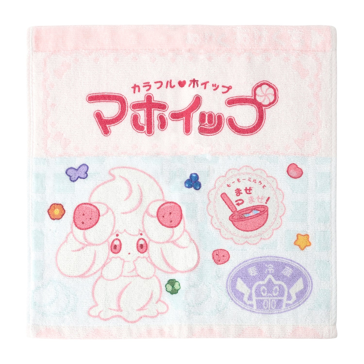 Pokemon hand towel with colorful design from Japan