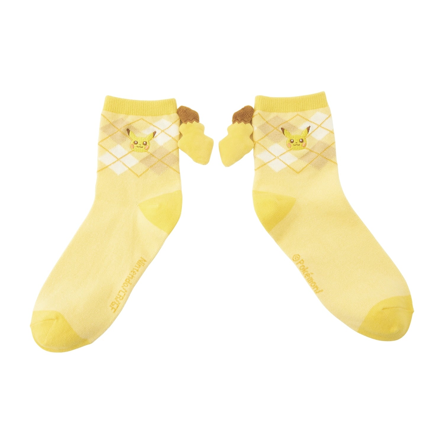 Socks with tail Pikachu (23-25cm)