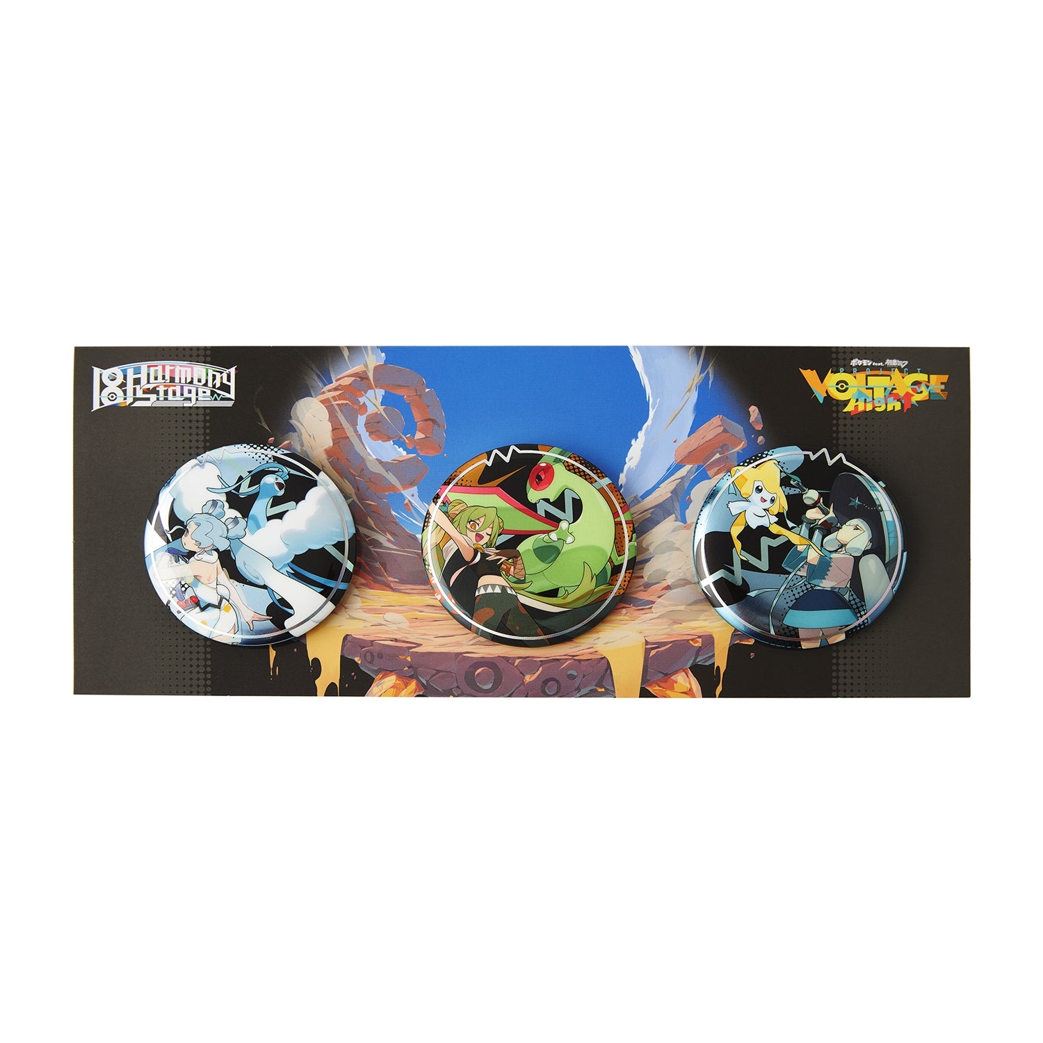 Pokemiku 18 Harmony Stage Tempestella Pidgeot enamel pin from Japan, featuring Normal/Flying-type Pokémon