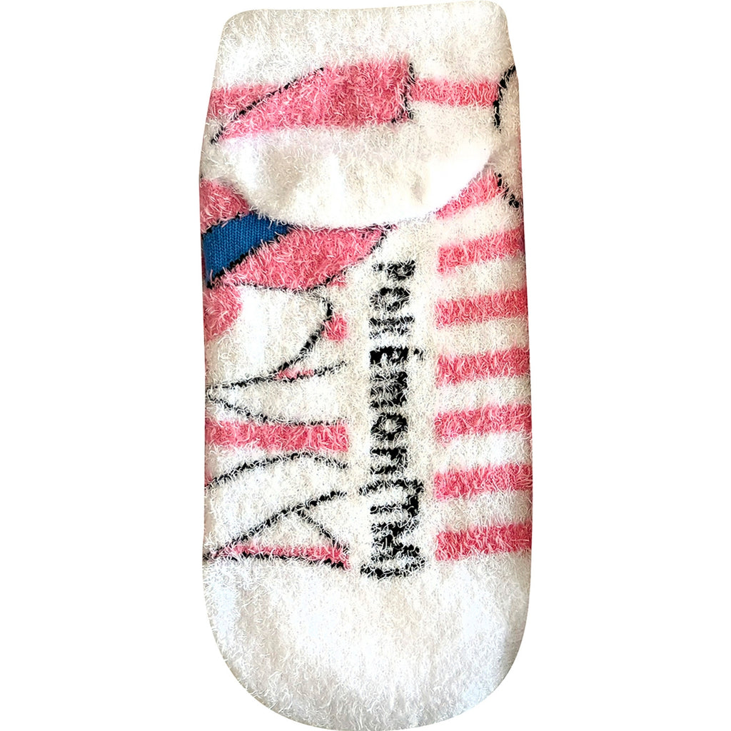 Fluffy socks Nymphia border junior (15-21cm)