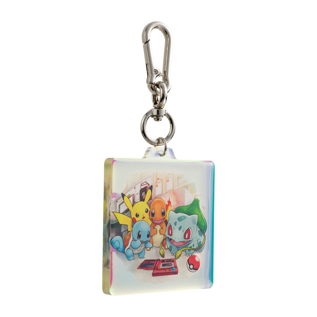Pokémon Timeless Adventure Kanto keychain from Japan, with a detailed character figure and acrylic material
