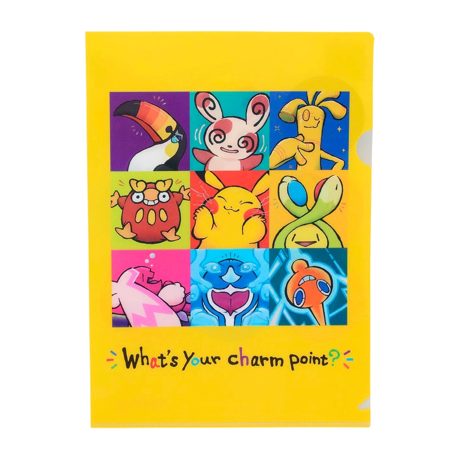 A4 changing clear file What’s your charm point?