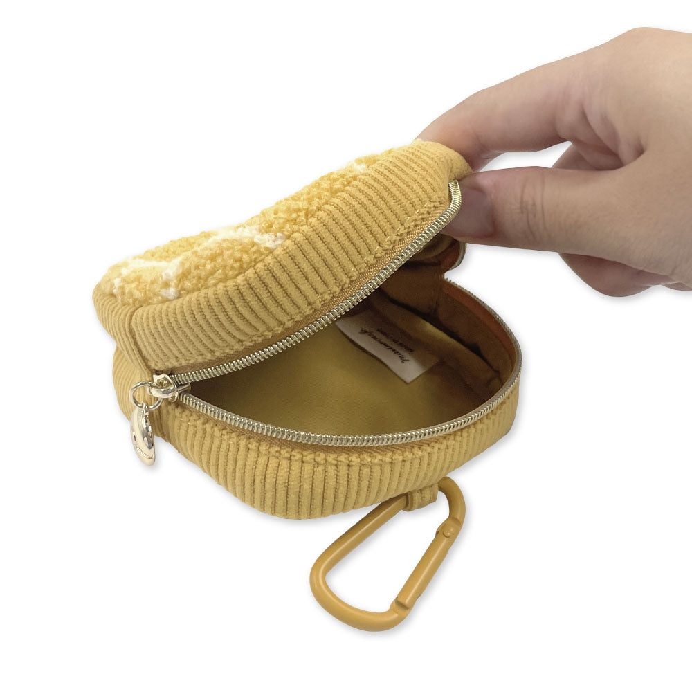Mini pouch with carabiner fluffy Sagara Pikachu