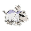 Pokemon Sticker Hakadog from Japan, featuring Houndstone Ghost-type Pokemon