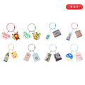 Pokemon 2-strand acrylic key ring from Japan, featuring colorful characters