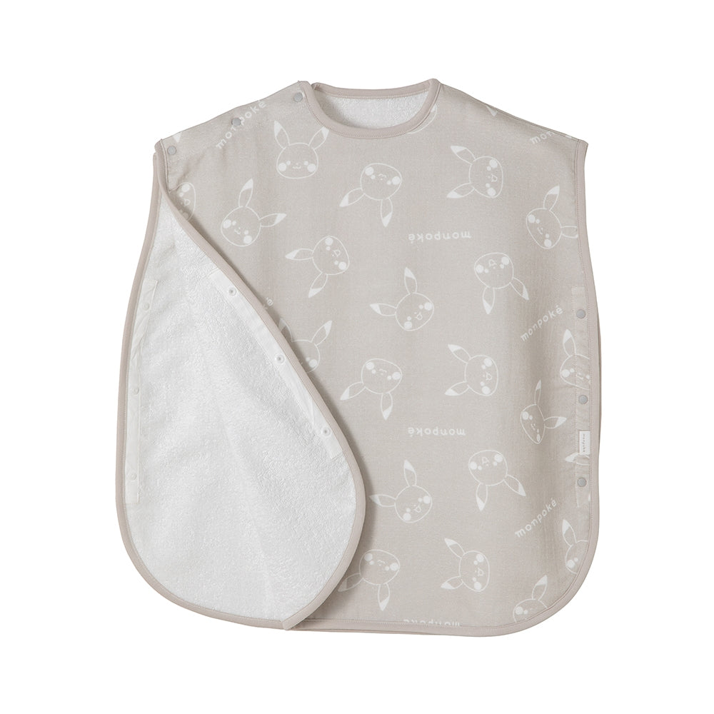 Monpoke Pikachu Baby Bath Poncho Gray