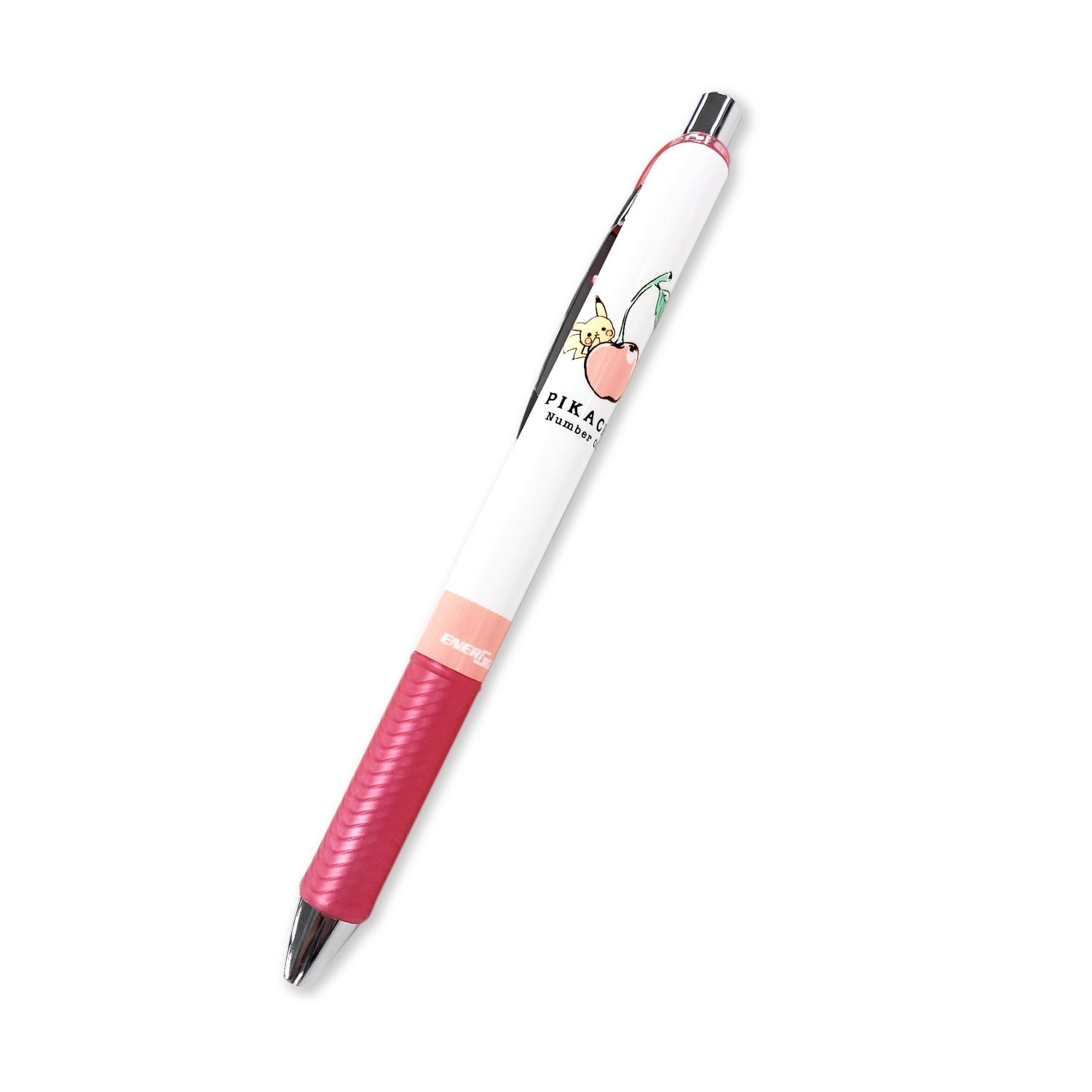 Pikachu number025 Energel Sharp pen from Japan, featuring pink Pikachu design