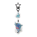 Double acrylic key chain SECRET of MIGHT Nami Iruka & Irukaman