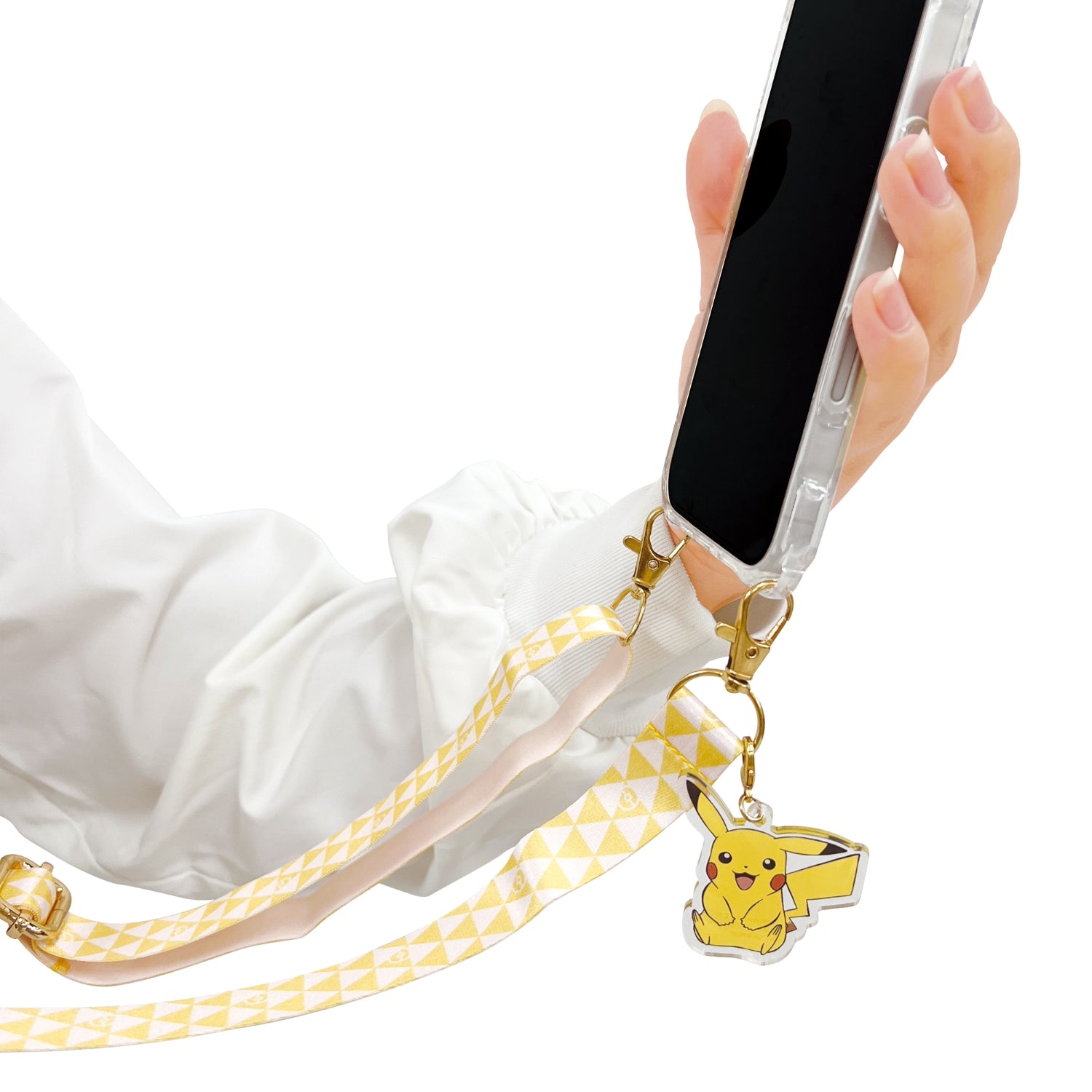 Japanese pattern shoulder strap Pikachu