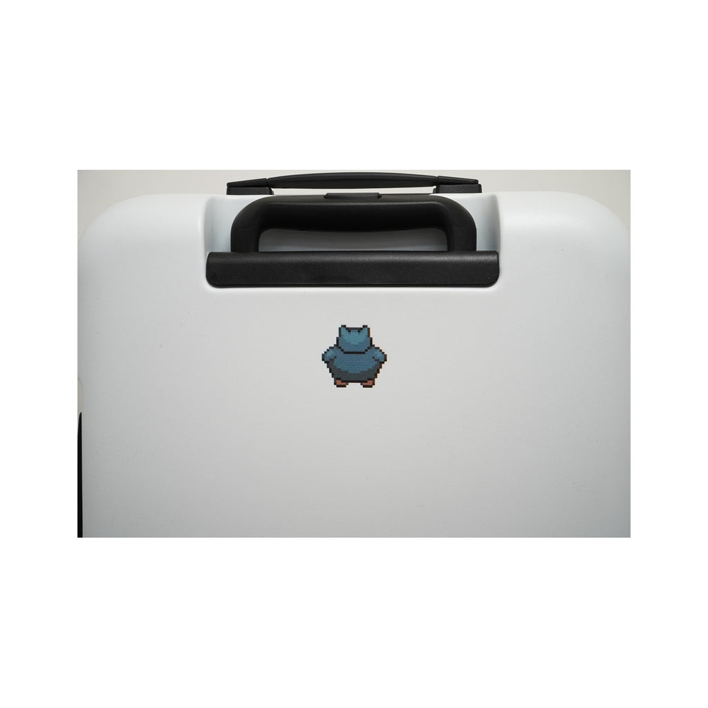 Japanese Pokemon Center Snorlax Suitcase, white color with cute pokemon