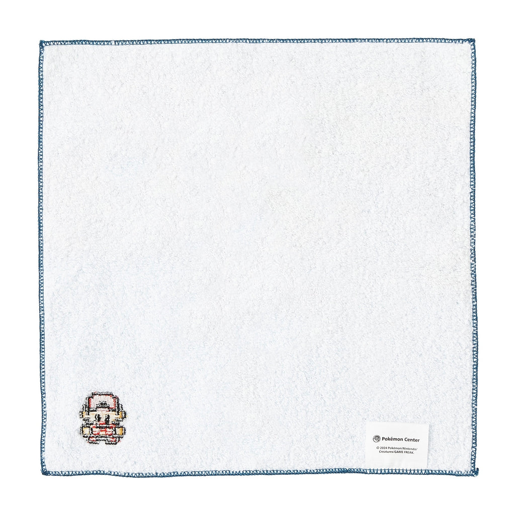 Johto Map Hand Towel with detailed design, authentic Pokemon Center Online product from Japan