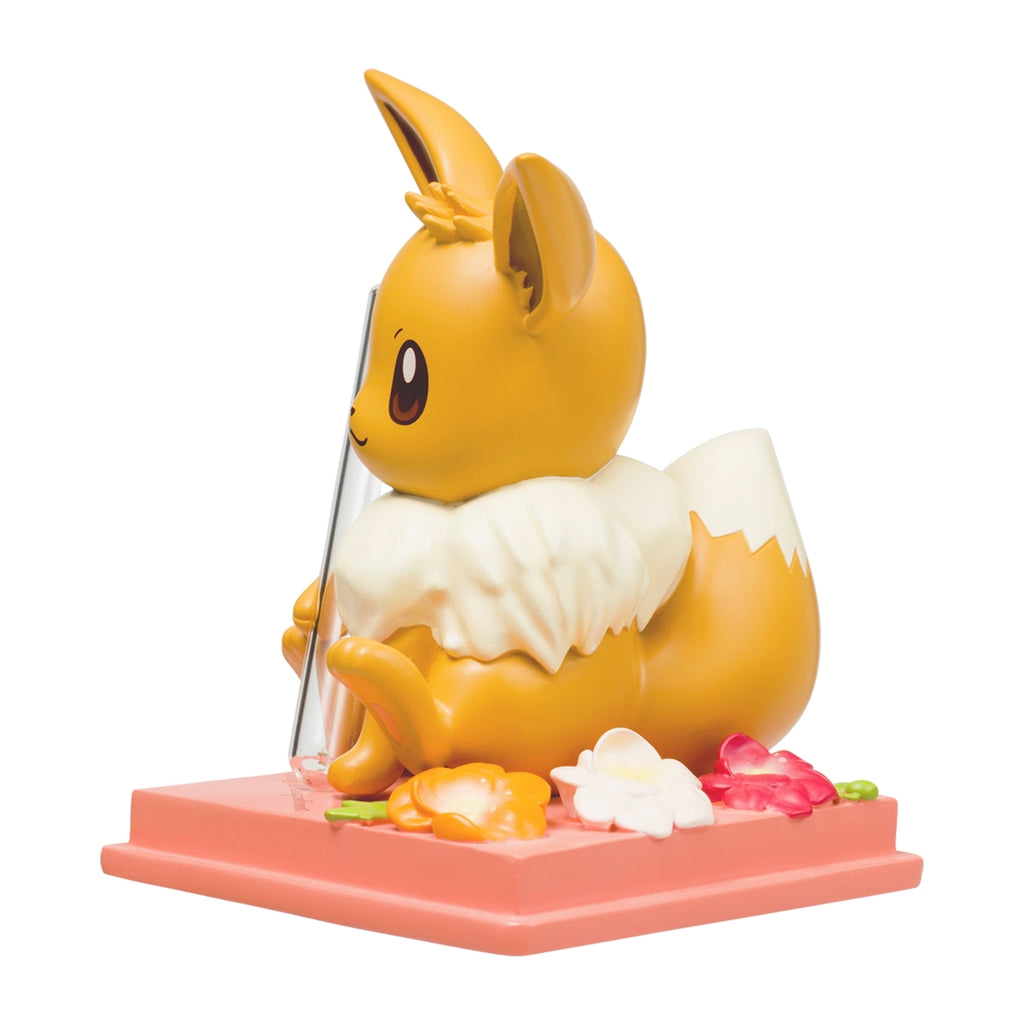 Fleur de Coquelicot Eevee figure, detailed flower vase, Japan import