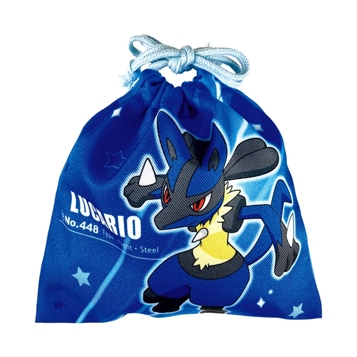 Flat drawstring purse Starlight/Lucario
