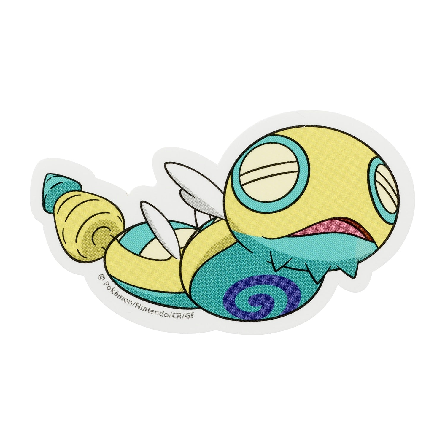 Pokemon Sticker Nocococchi Futafushi form from Japan, featuring Dudunsparce