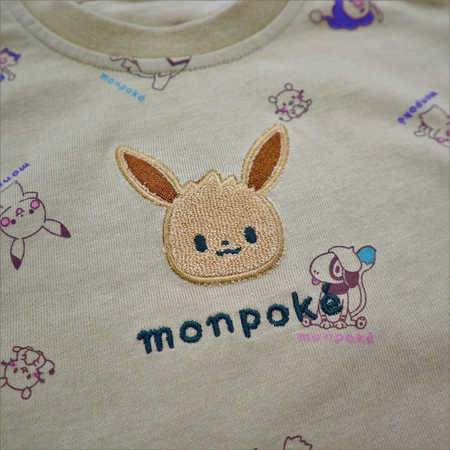 Monpoke jersey allover pattern dress Eevee 80cm/90cm/95cm