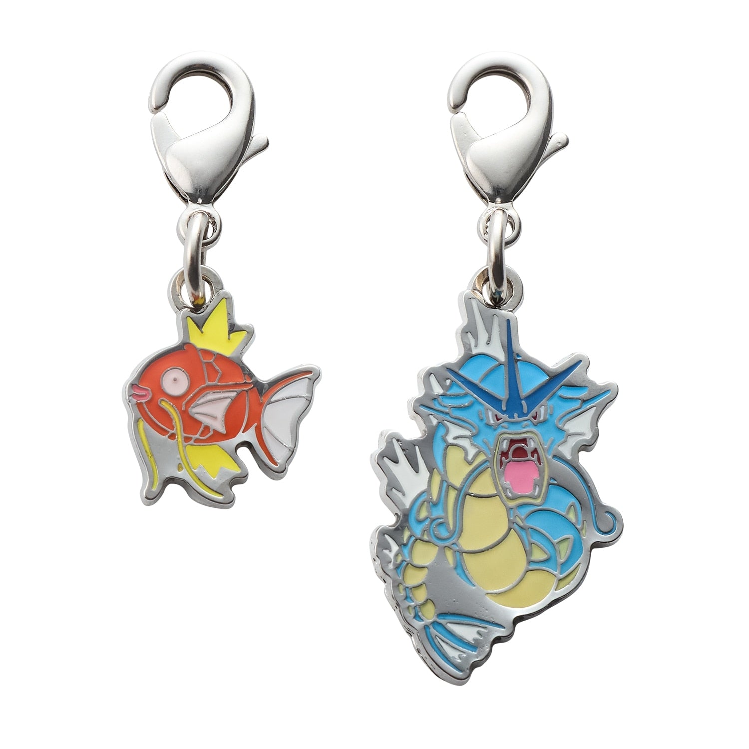 National Encyclopedia Metal Charm 129/130 with Pokemon character from Japan
