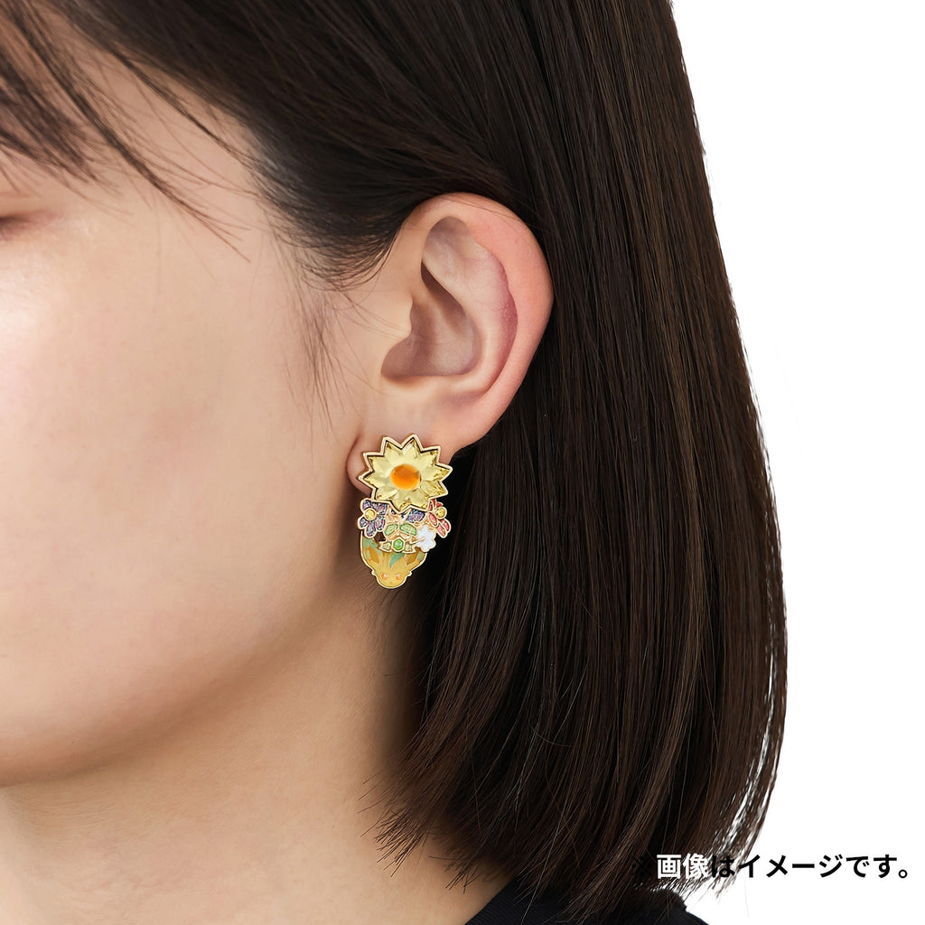 Pokémon Leafeon earrings on display from Japan