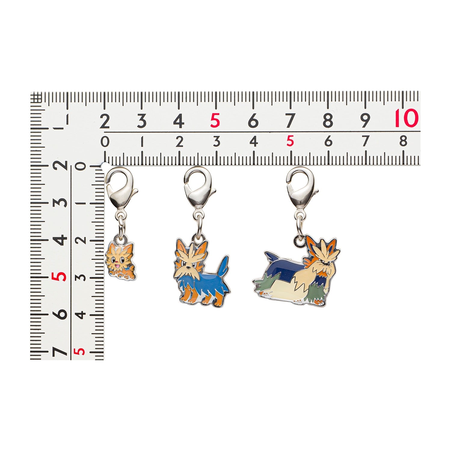 Pokemon Metal Charms 507 and 508 from Japan, showcasing detailed anime design