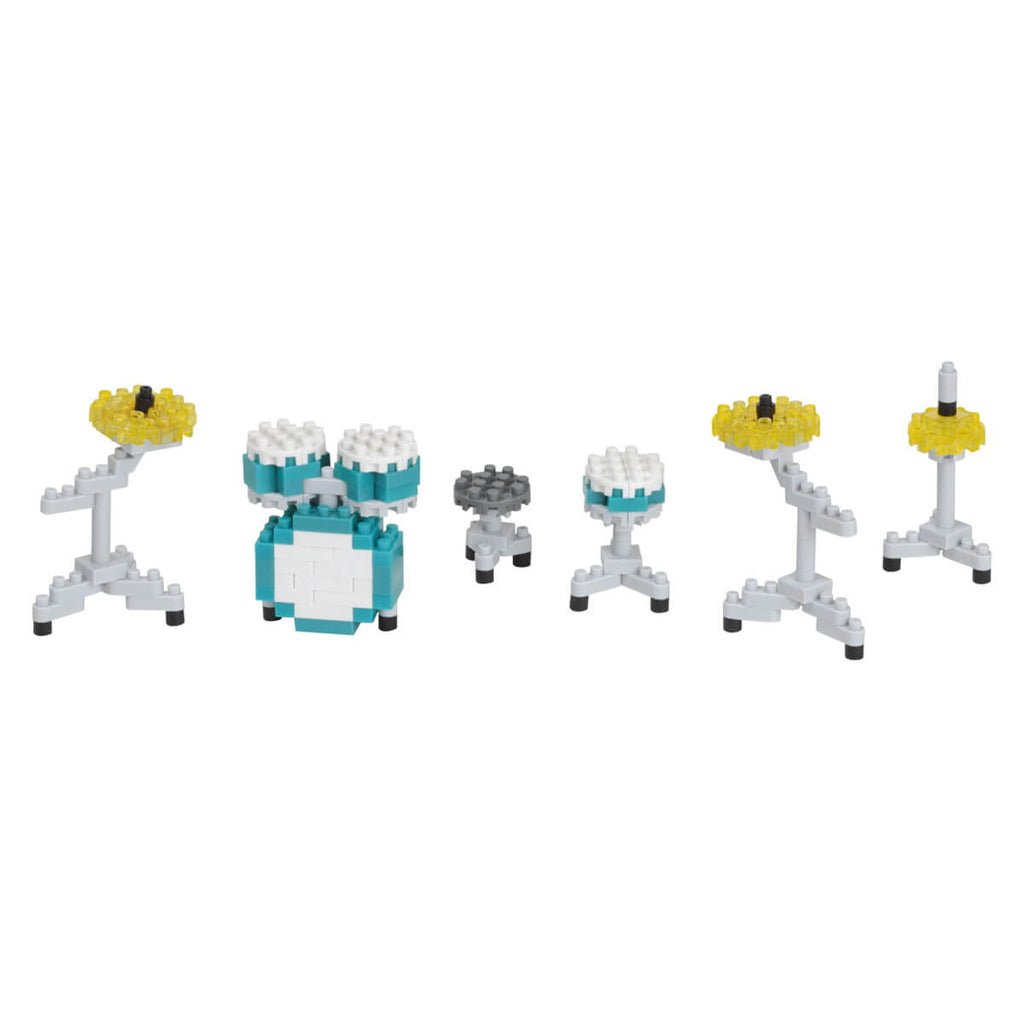 nanoblock drum set green