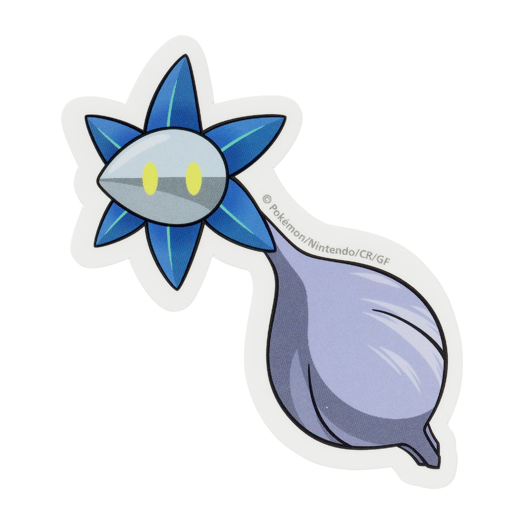 Pokemon Glimmet sticker with Rock/Poison-type design from Japan