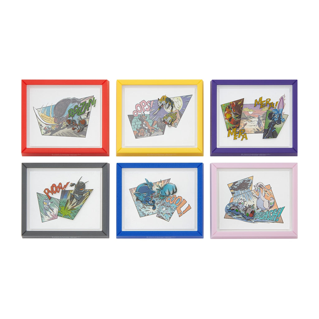 Pokemon Frame Magnet from Japan, featuring colorful characters