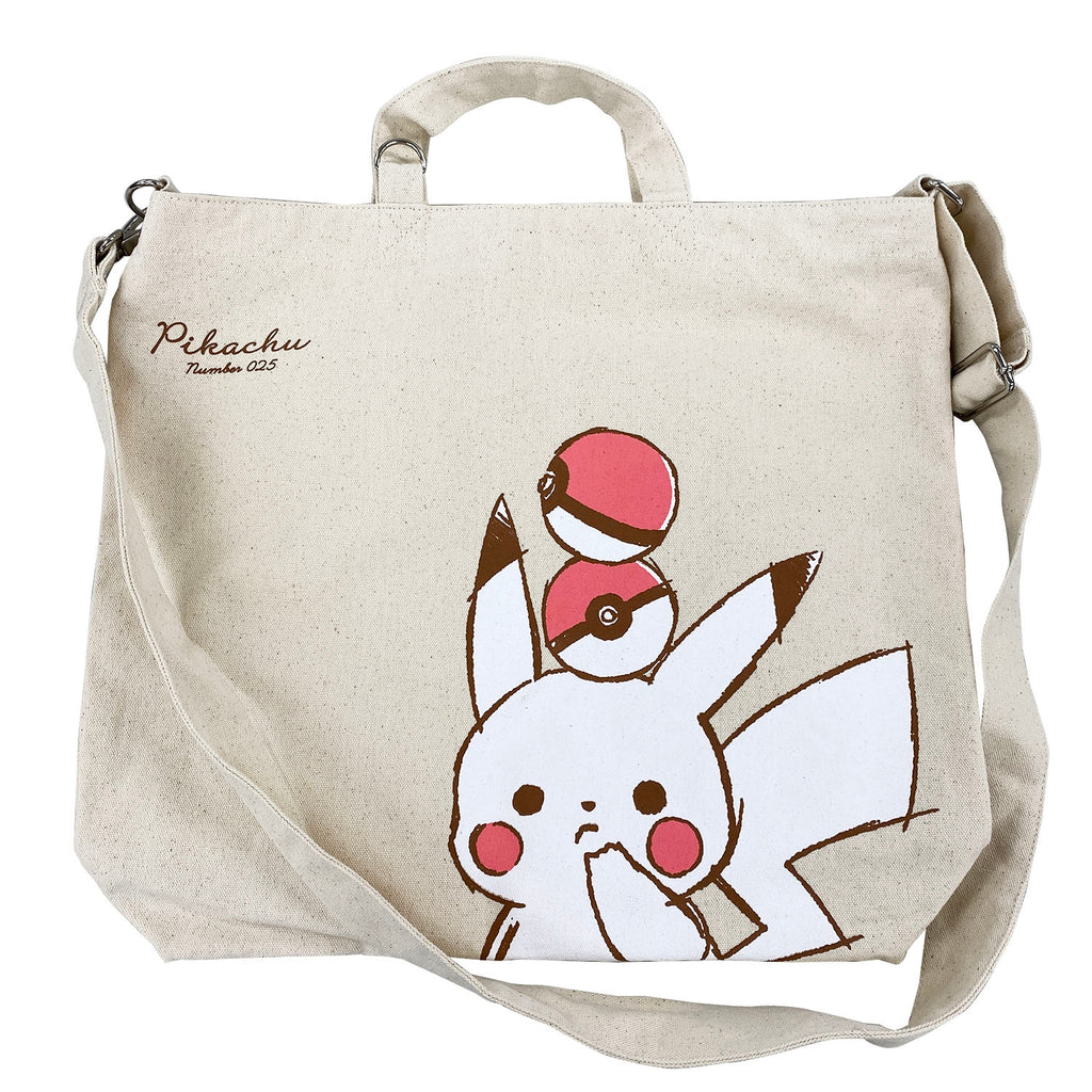 Shoulder tote “Pikachu number025” up