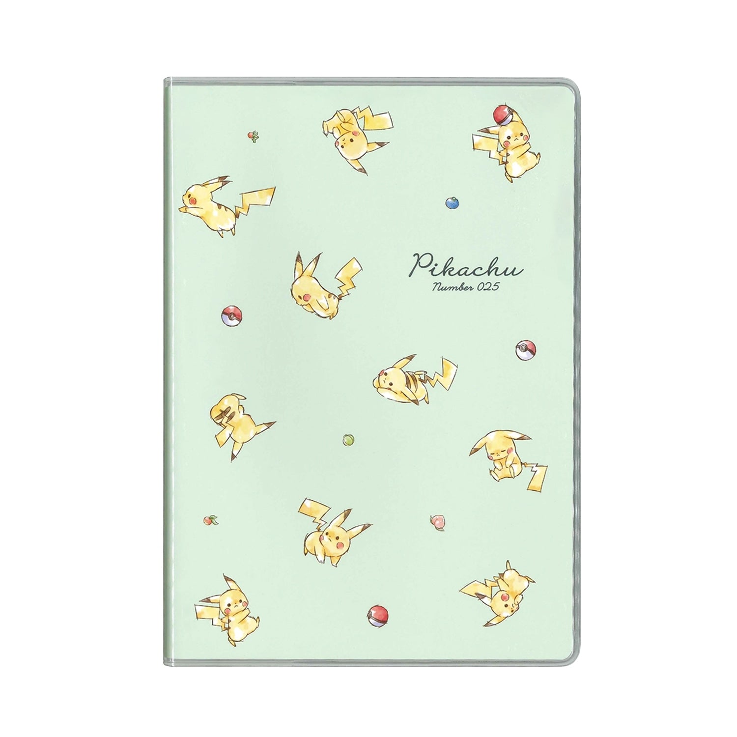 Pikachu number 025 notebook with mushrooms from Japan