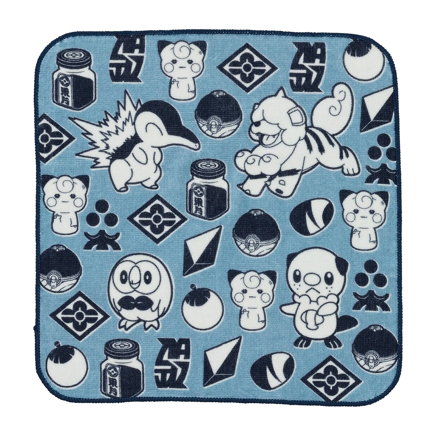 Pokemon Hand Towel with colorful characters from Japan