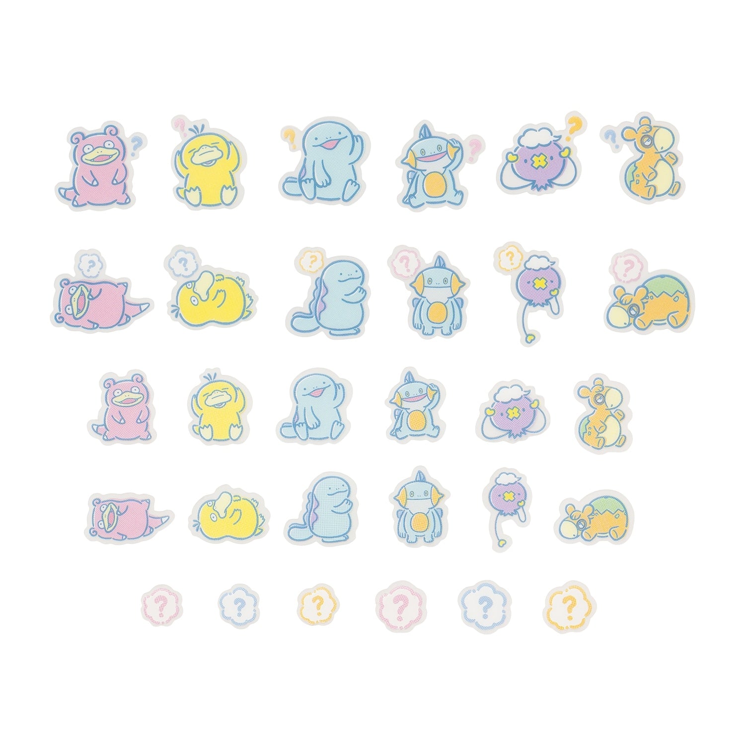 Official Pokemon Center Japan stickers, collectible item with detailed artwork from Japan