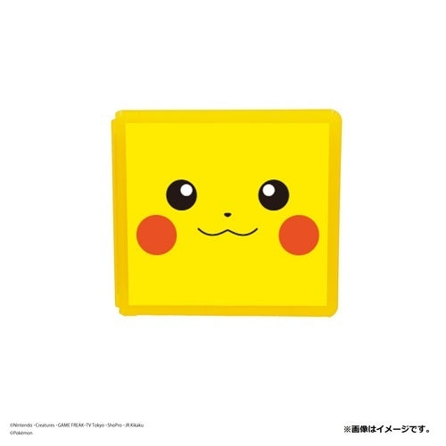 Close-up of Pikachu Card Case for Nintendo Switch, made in Japan